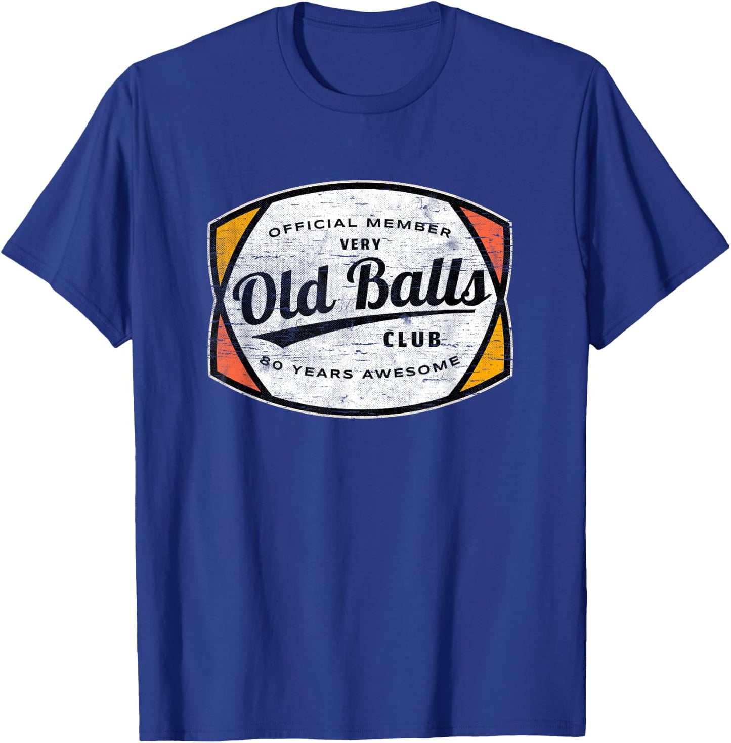 Old Balls Club 80 Years of Awesome 1940 Funny 80th Birthday T-Shirt - T-Shirt | Royal
