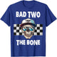 Bad To The Bone Birthday Halloween Skeleton Boy Toddler T-Shirt - T-Shirt | Royal