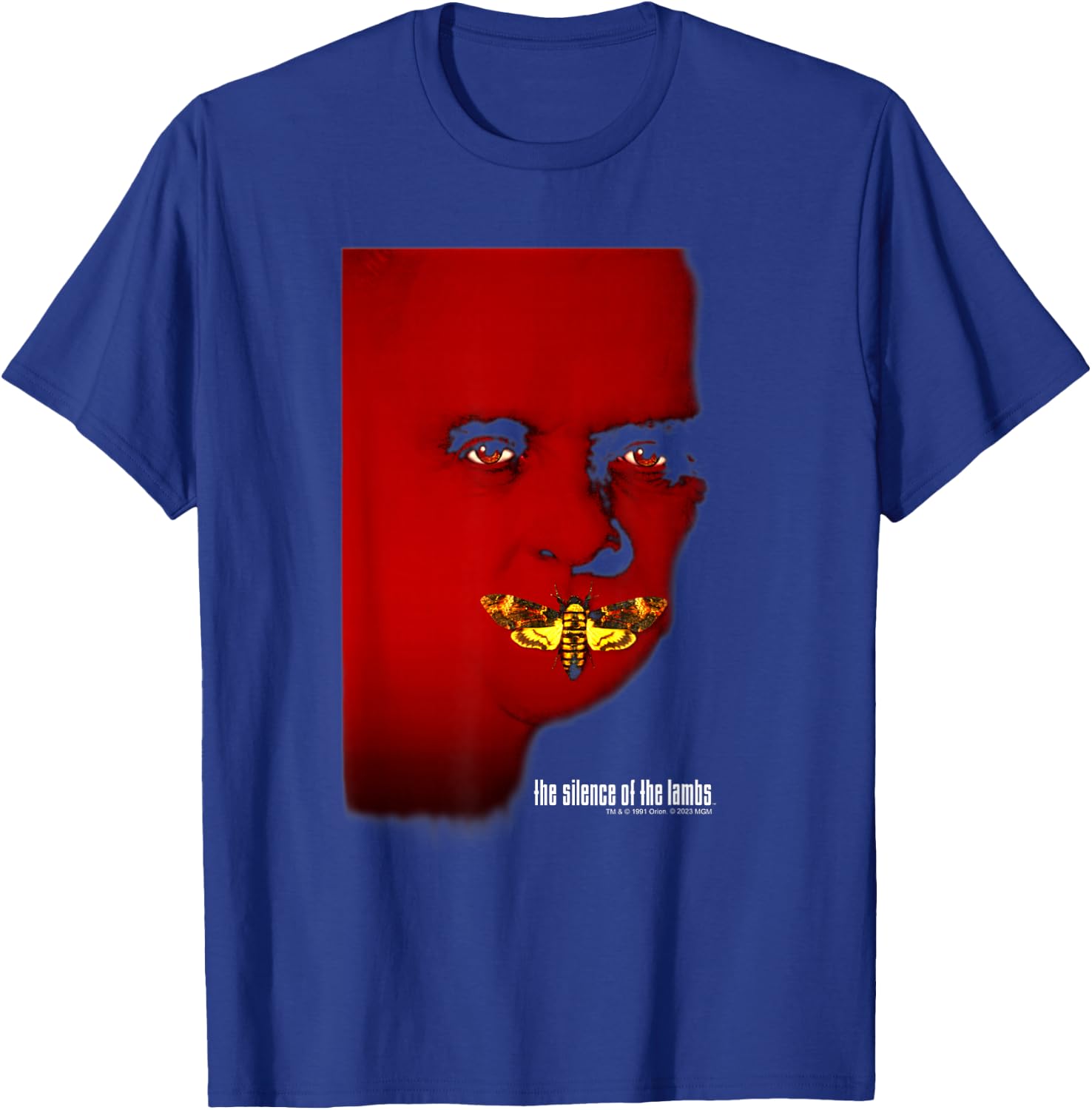 The Silence Of The Lambs Hannibal Lecter Moth Poster T-Shirt - T-Shirt | Royal
