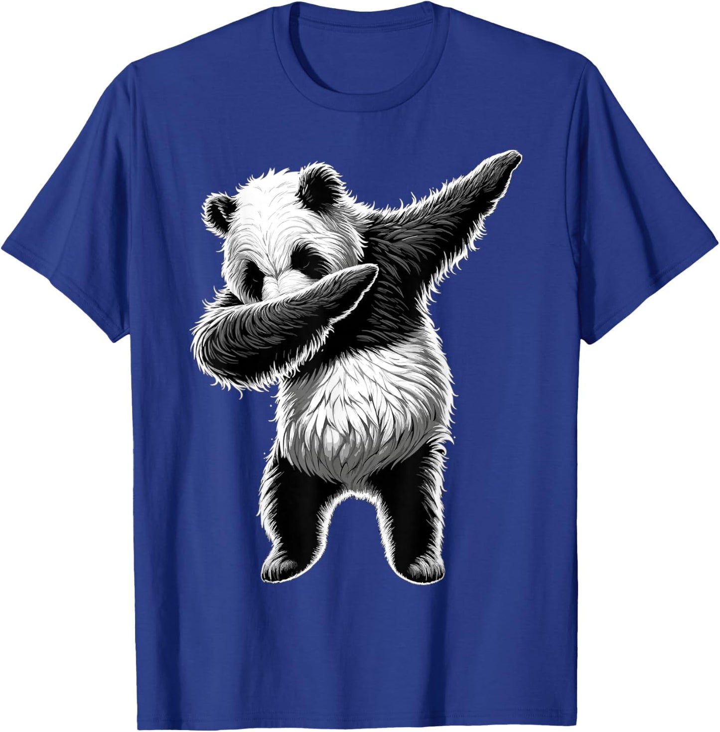 Panda Bear Dabbing Panda T-Shirt - T-Shirt | Royal