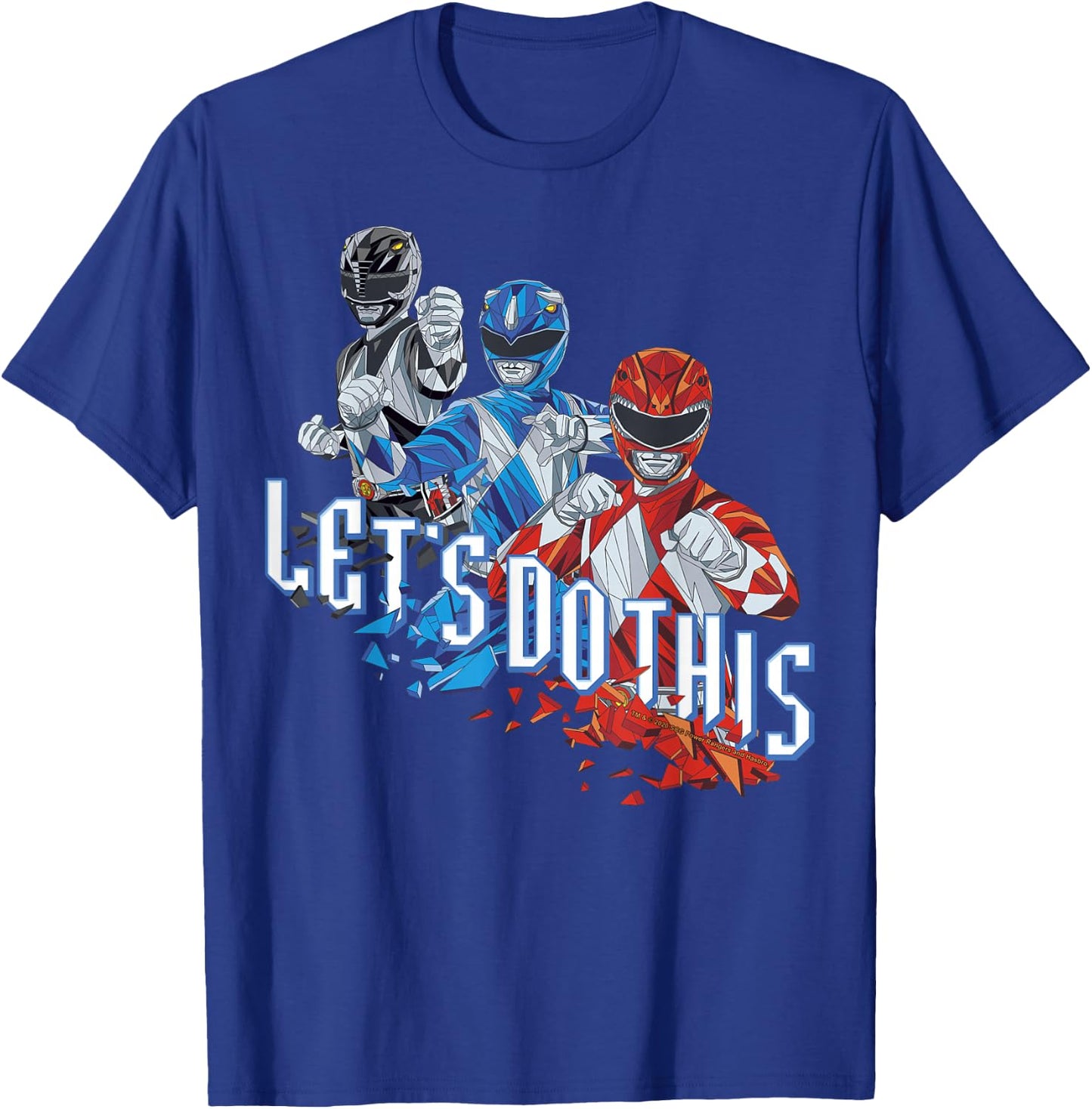 Power Rangers Power Up Red Vintage Logo T-Shirt - T-Shirt | Royal