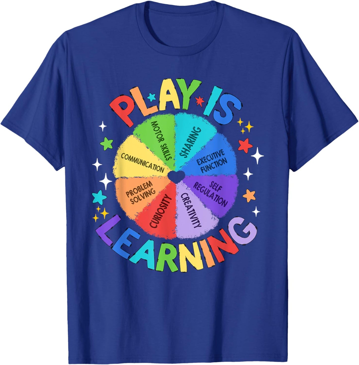 Play Is Learning Teacher Kindergarten Women Kids T-Shirt - T-Shirt | Royal