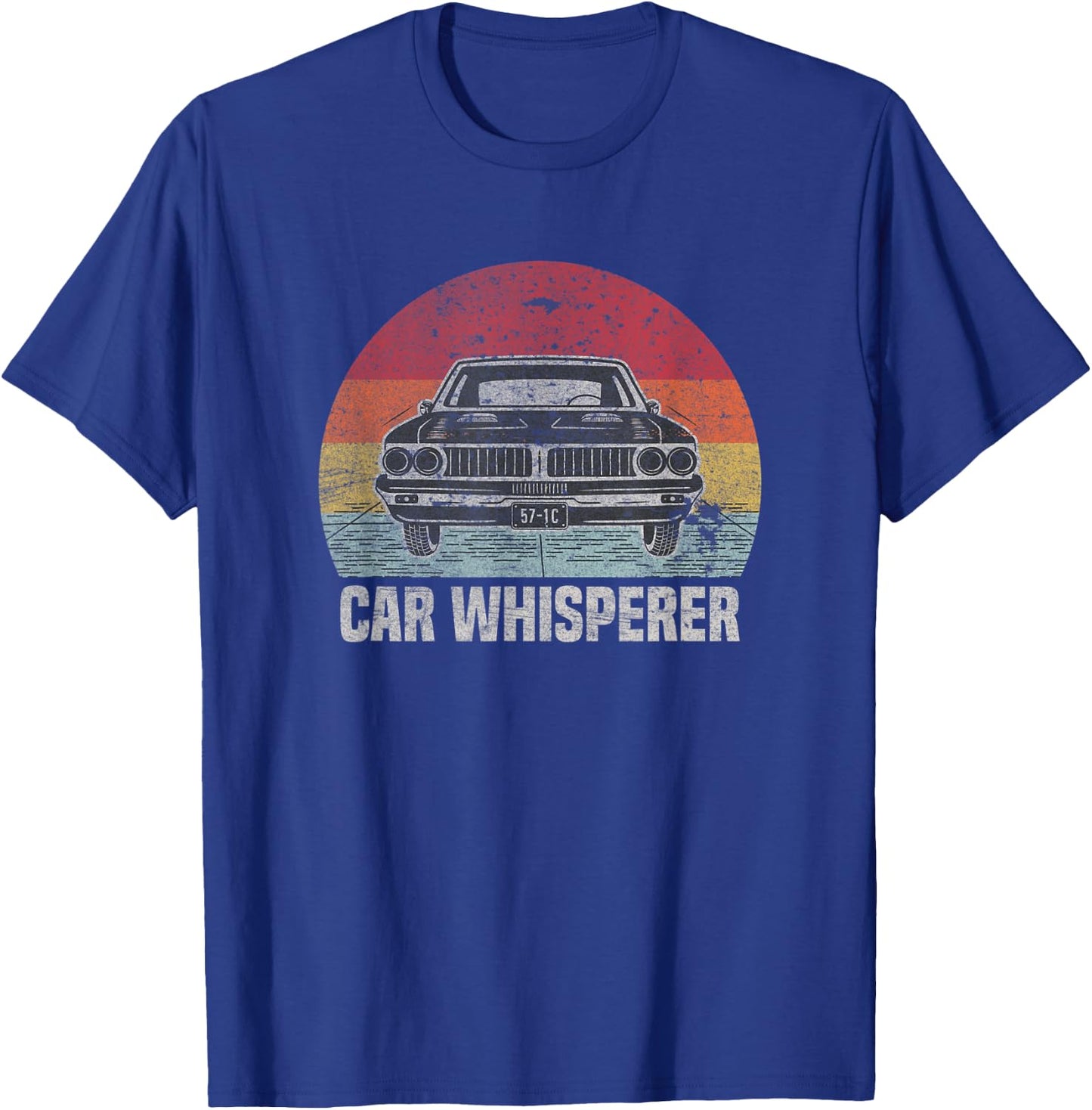 Retro Car Whisperer Gift Car Mechanics T-Shirt - T-Shirt | Royal