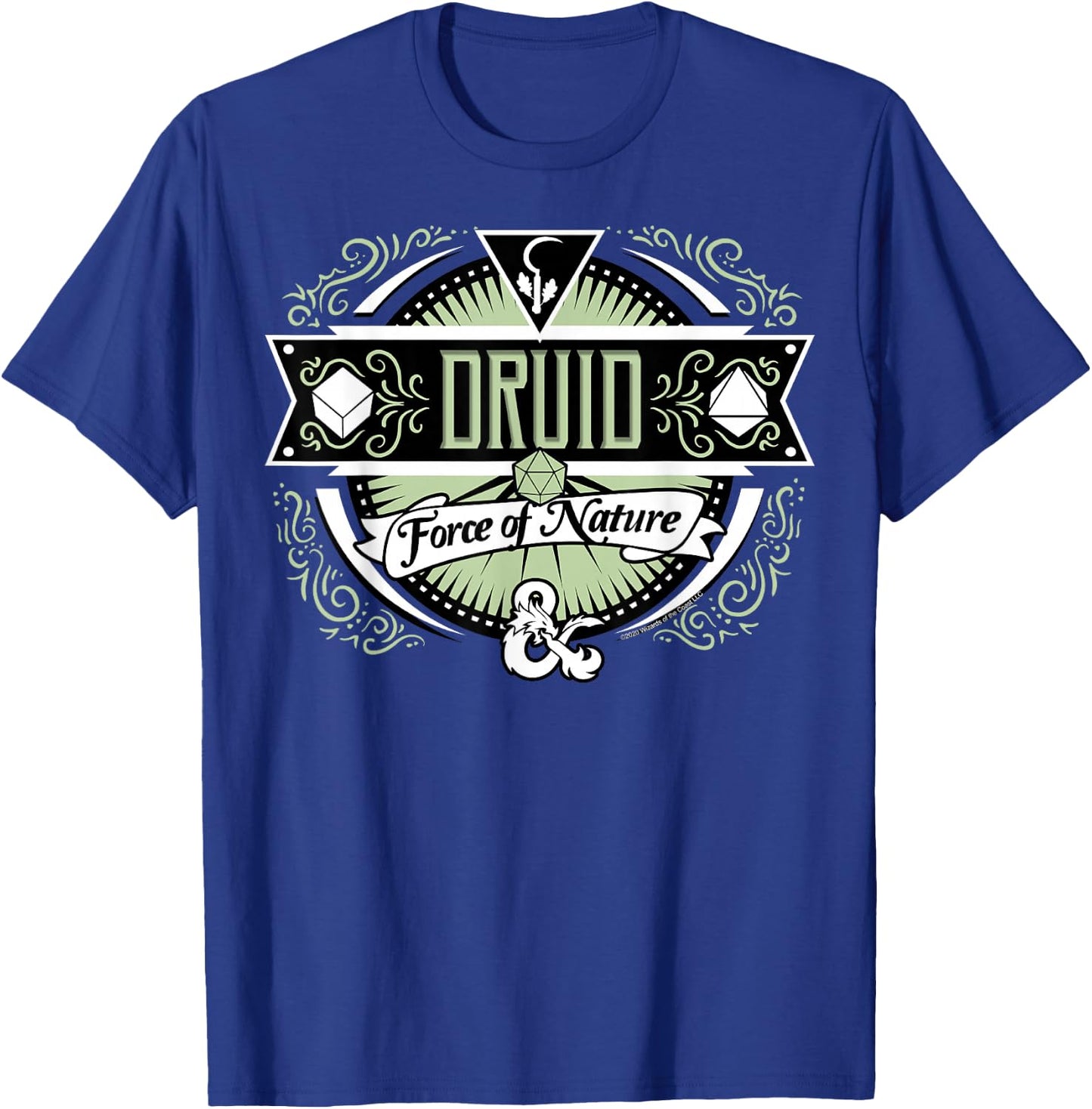 Dungeons & Dragons Druid Force Of Nature T-Shirt - T-Shirt | Royal