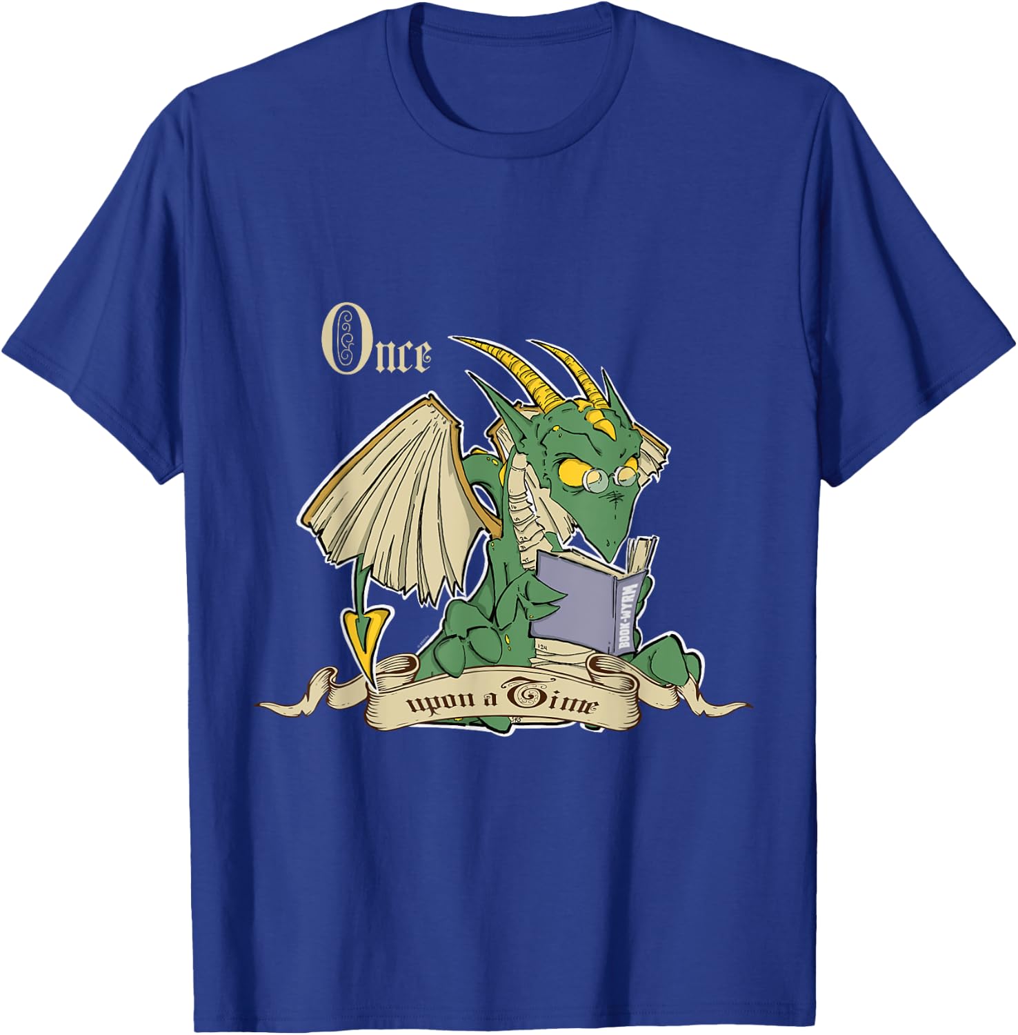Book Wyrm T-Shirt - T-Shirt | Royal