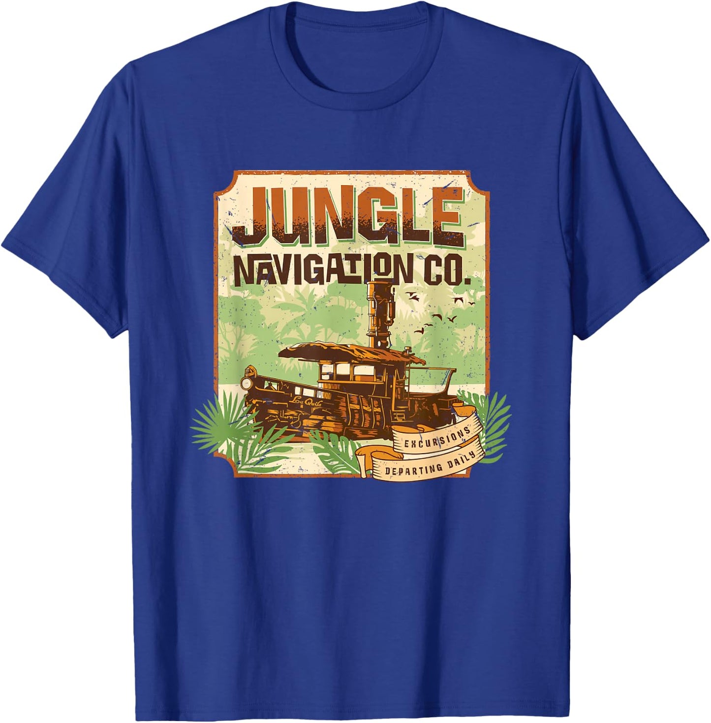 Disney Jungle Cruise Excursions Departing Daily Small T-Shirt - T-Shirt | Royal
