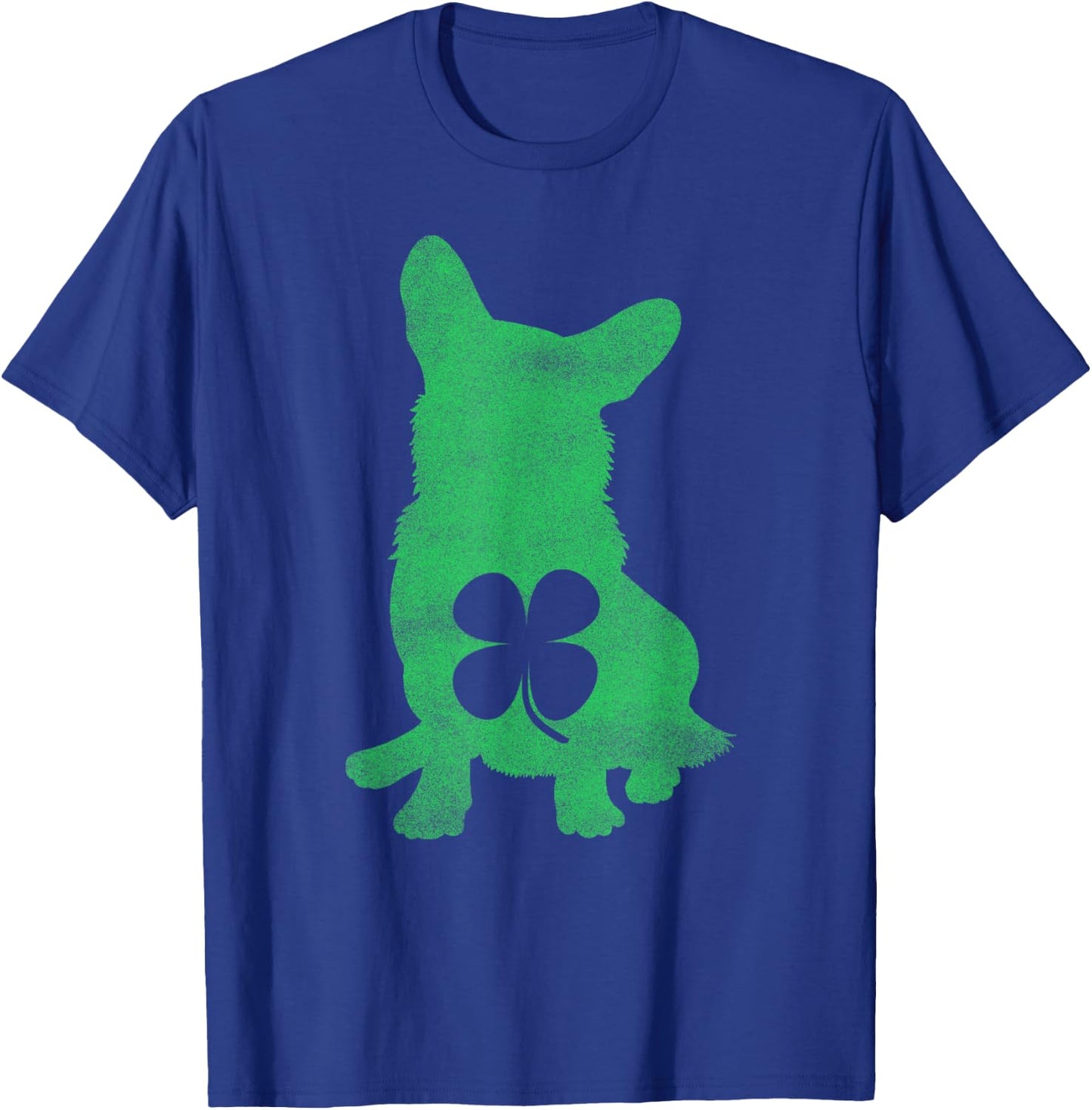 Corgi Dog Shamrock St. Patrick's Day Irish Saint Paddy's T-Shirt - T-Shirt | Royal