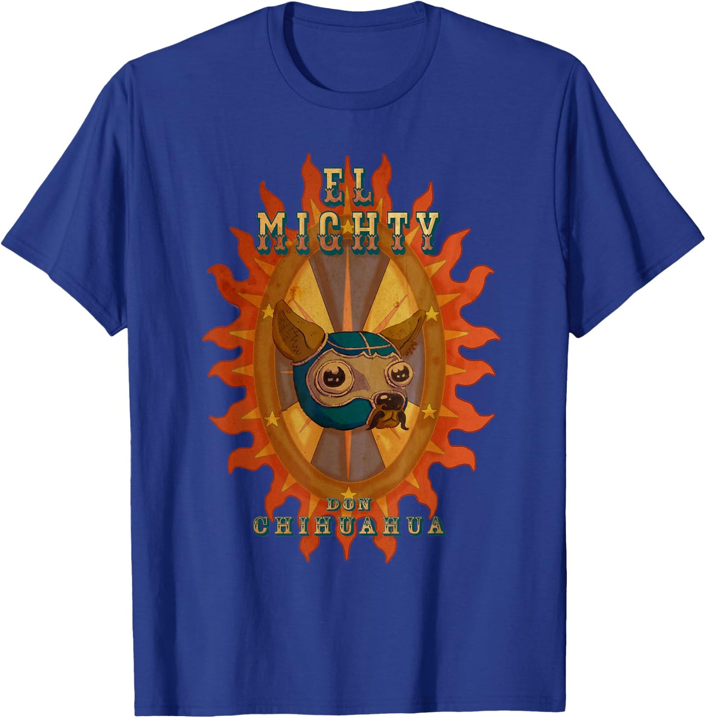 El Chihuahua Luchador T-Shirt - T-Shirt | Royal