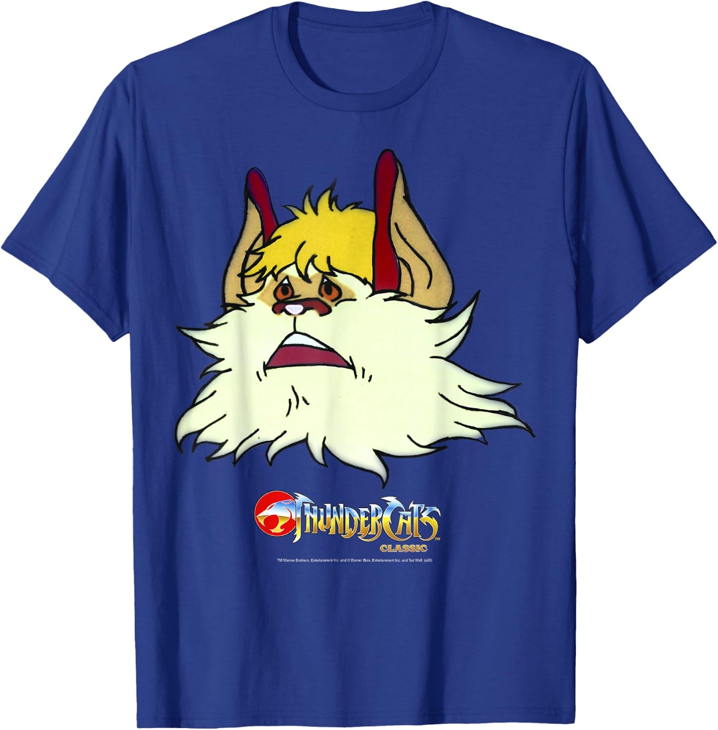 Thundercats Classic Snarf Big Face T-Shirt - T-Shirt | Royal