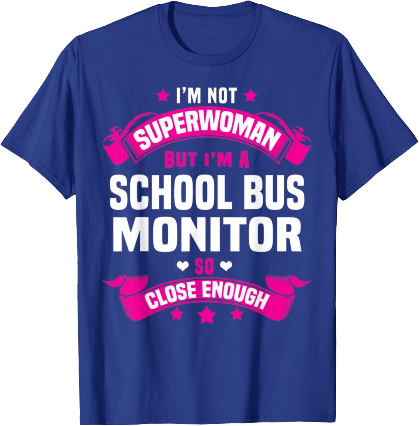 School Bus Monitor T-Shirt - T-Shirt | Royal