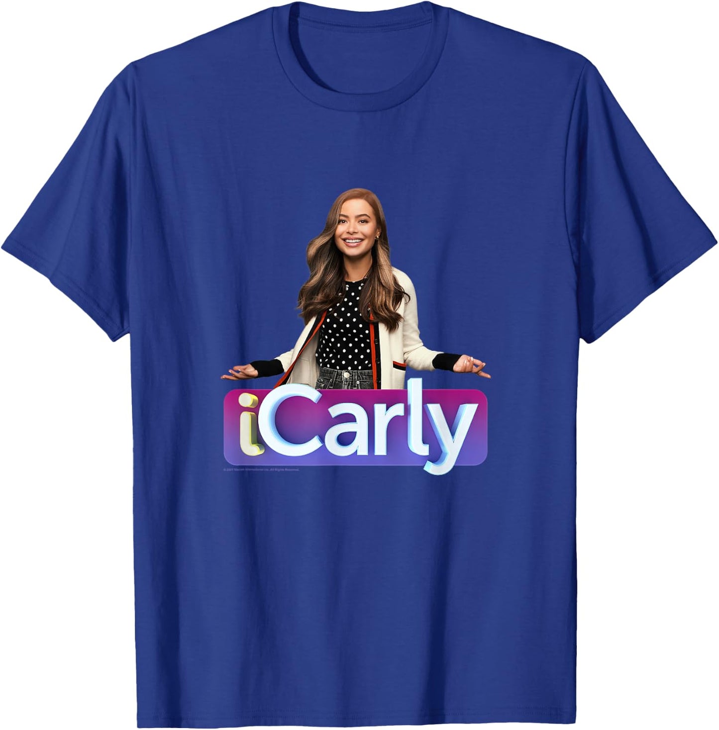 iCarly Title Logo And Photo T-Shirt - T-Shirt | Royal