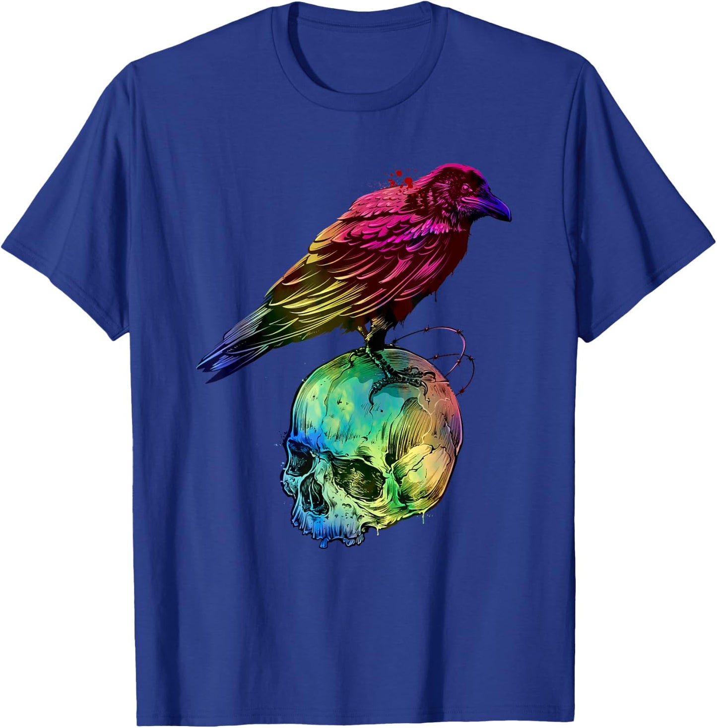Skull Crow T-Shirt - T-Shirt | Royal
