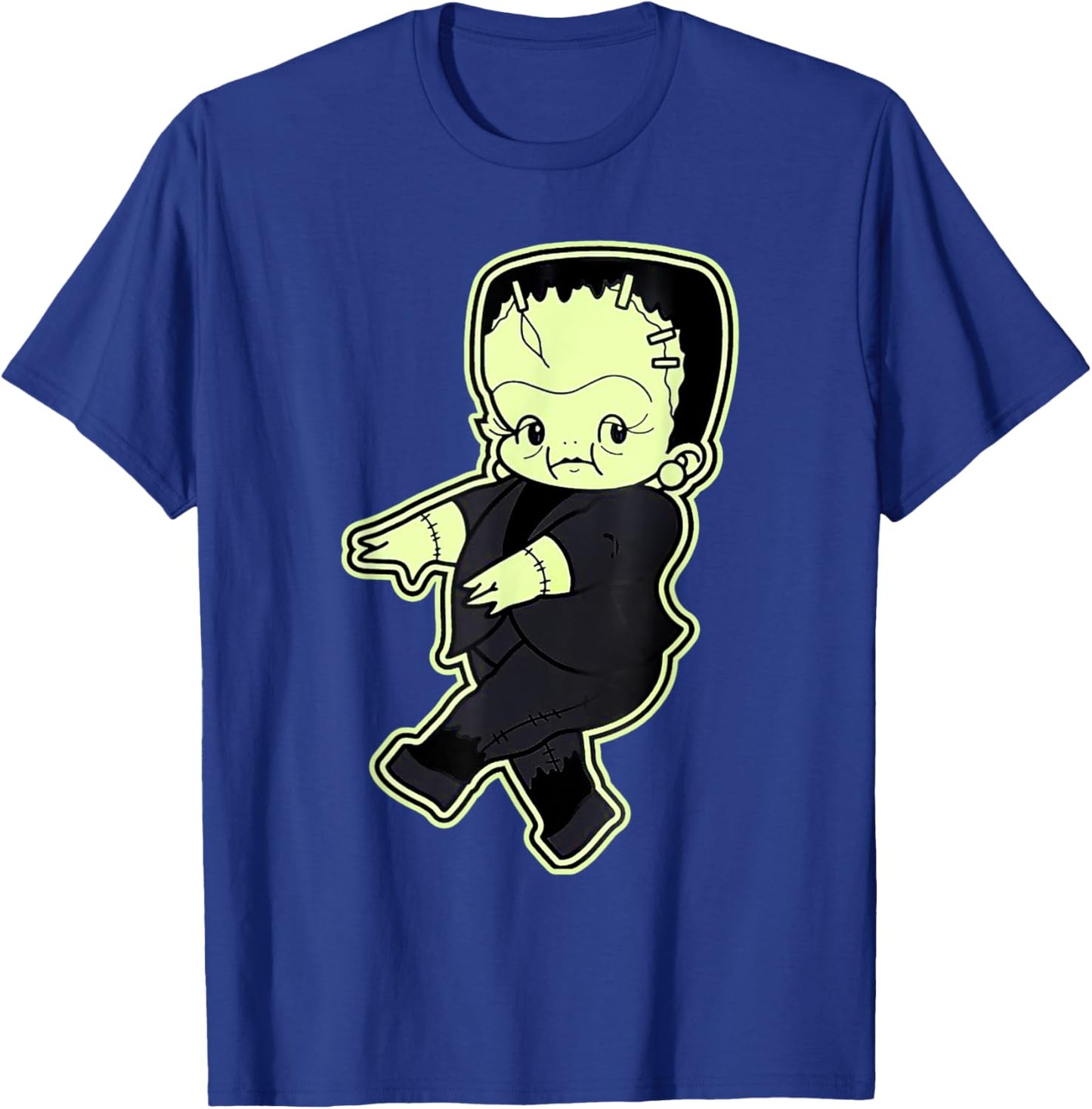 Kewpie Baby Frankenstein Monster T-Shirt - T-Shirt | Royal