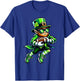 Leprechaun Playing Football St Patricks Day Sport Boys T-Shirt - T-Shirt | Royal