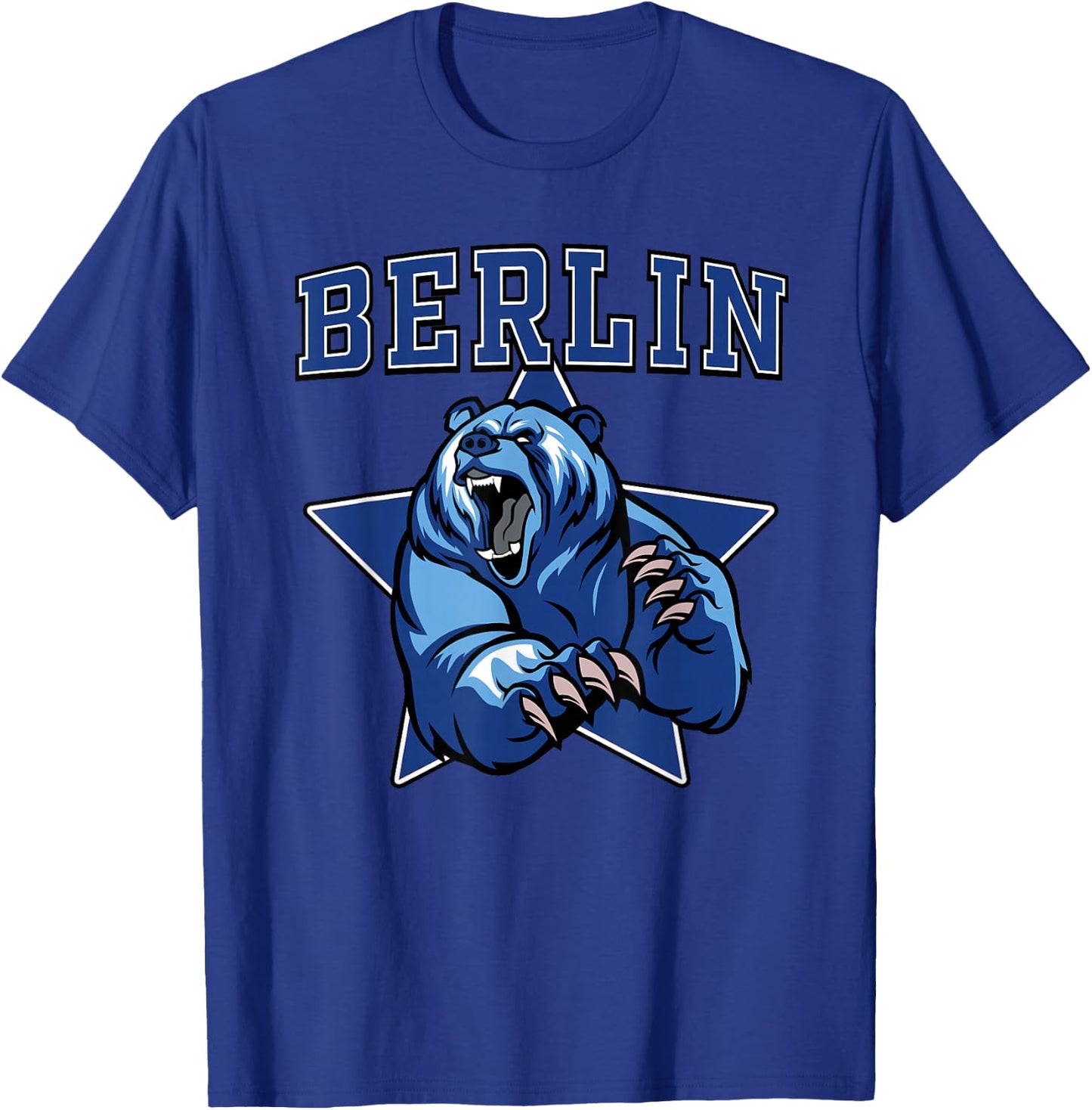 Berlin Bears High School Team Spirit T-Shirt - T-Shirt | Royal