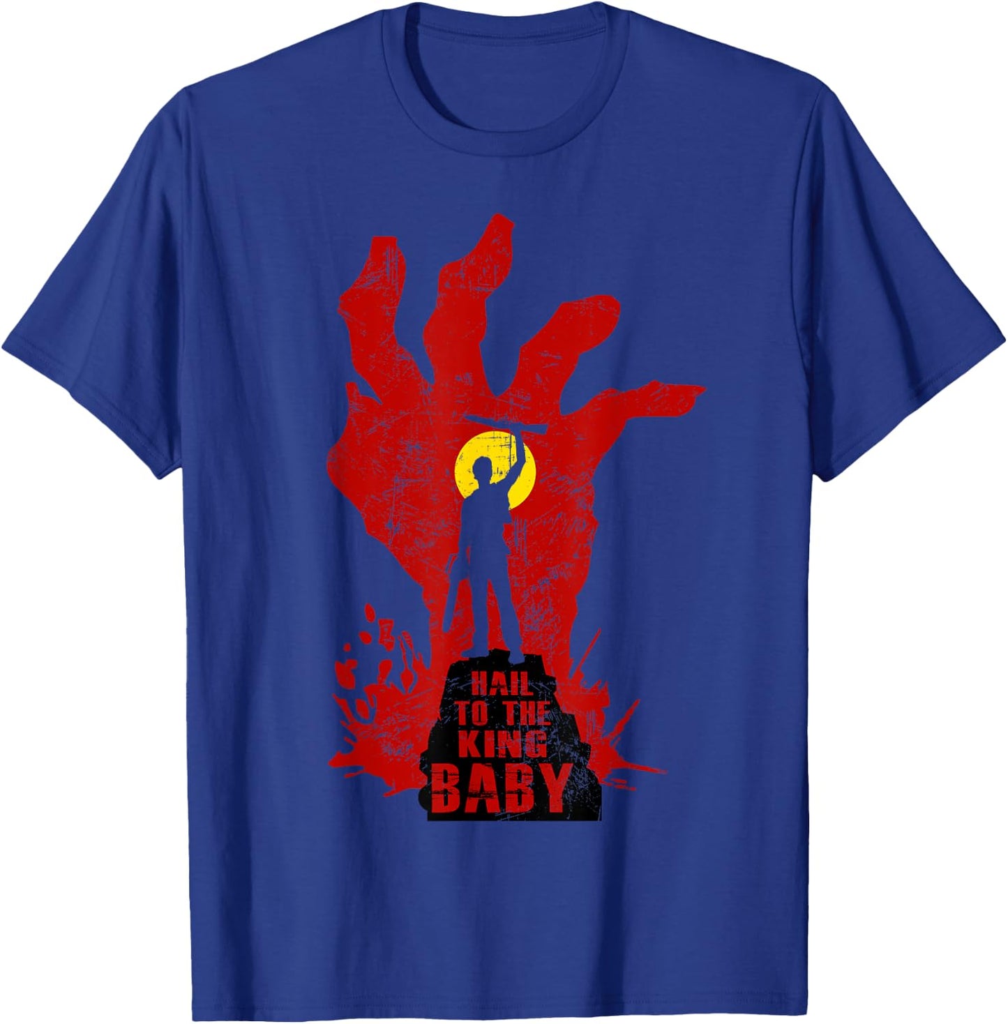 Hails To Graphic Halloween Funny Outfits Horror Movies Kings T-Shirt - T-Shirt | Royal