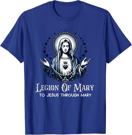 Legion Of Mary Our Lady Catholic T-Shirt - T-Shirt | Royal
