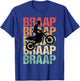 Braap Brap Motocross Vintage T-Shirt - T-Shirt | Royal