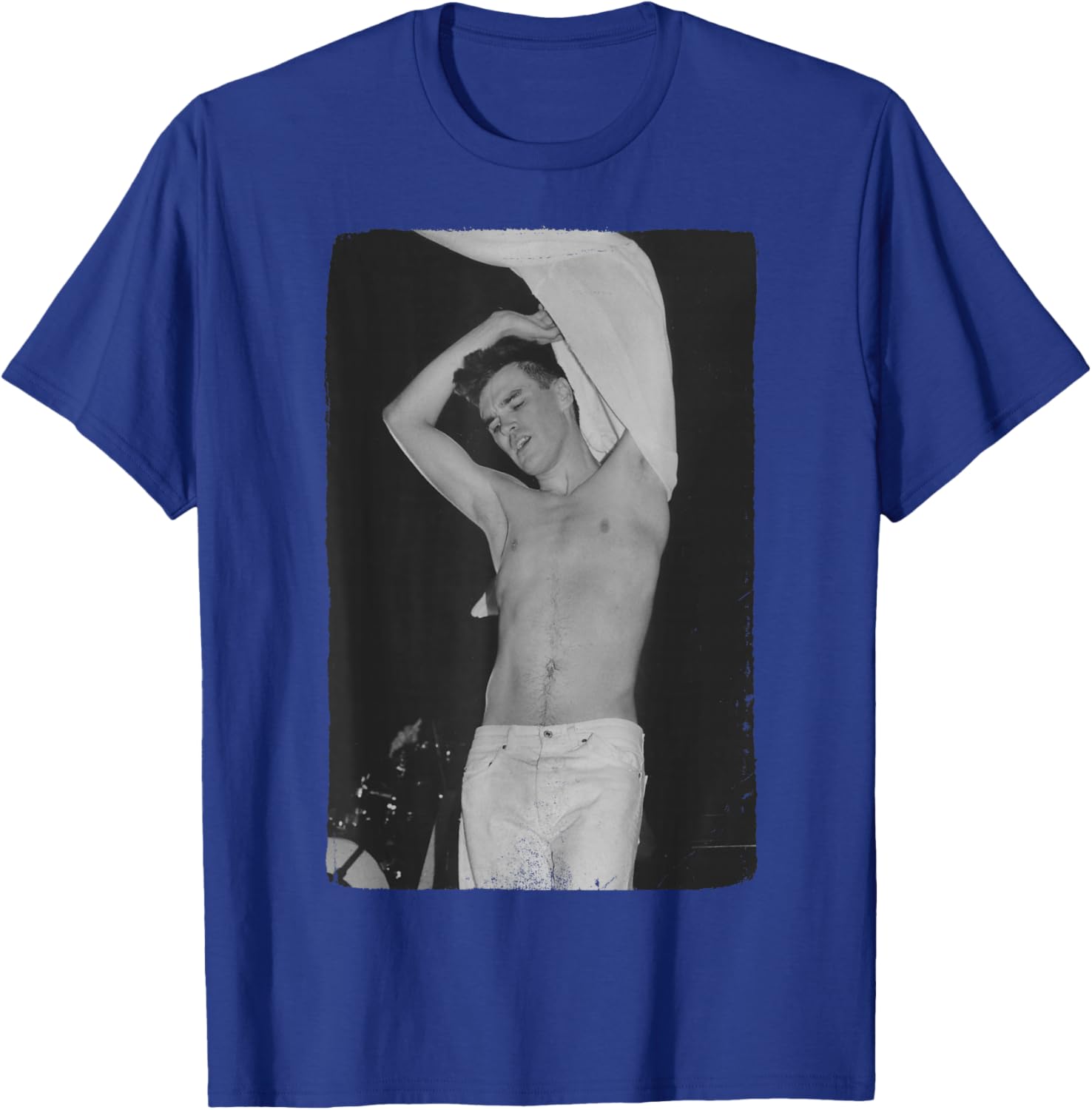 The Smiths Topless Morrissey 1986 by Stephen Wright T-Shirt - T-Shirt | Royal