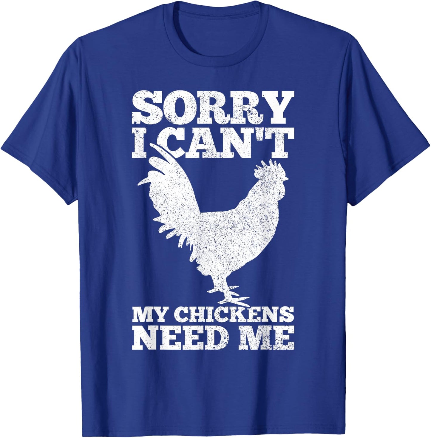 Chicken Mom Dad Funny Poultry Farmer Chicken Lover Gift T-Shirt - T-Shirt | Royal