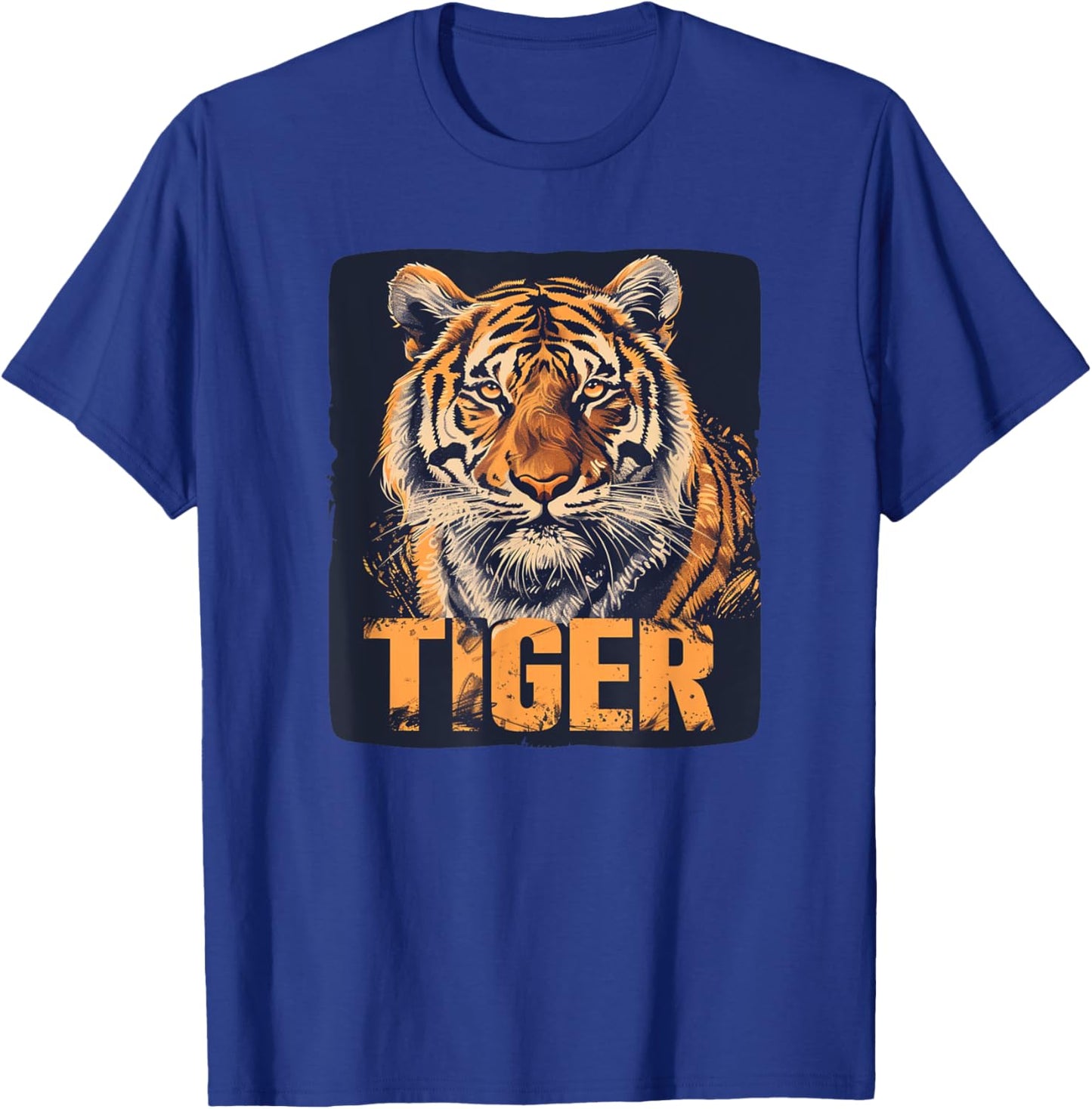 Nice Tiger Cat for Jungle and Animals Lovers Men Women Kids T-Shirt - T-Shirt | Royal