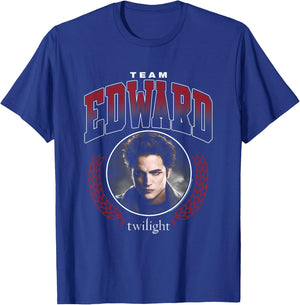 Twilight Team Edward Portrait T-Shirt - T-Shirt | Royal