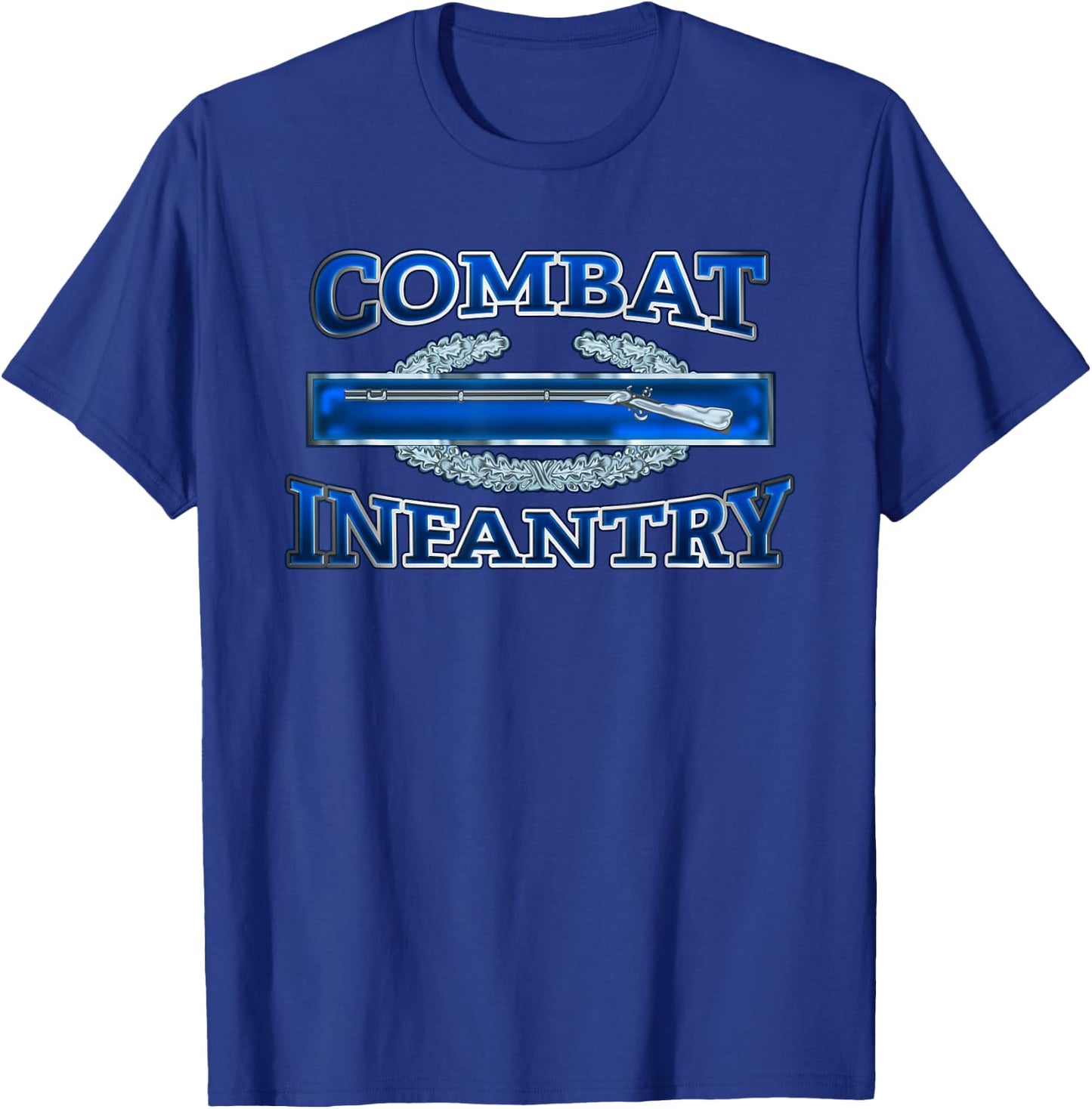 US Army Clothing Combat Infantry Hi-Res 3D T-Shirt - T-Shirt | Royal