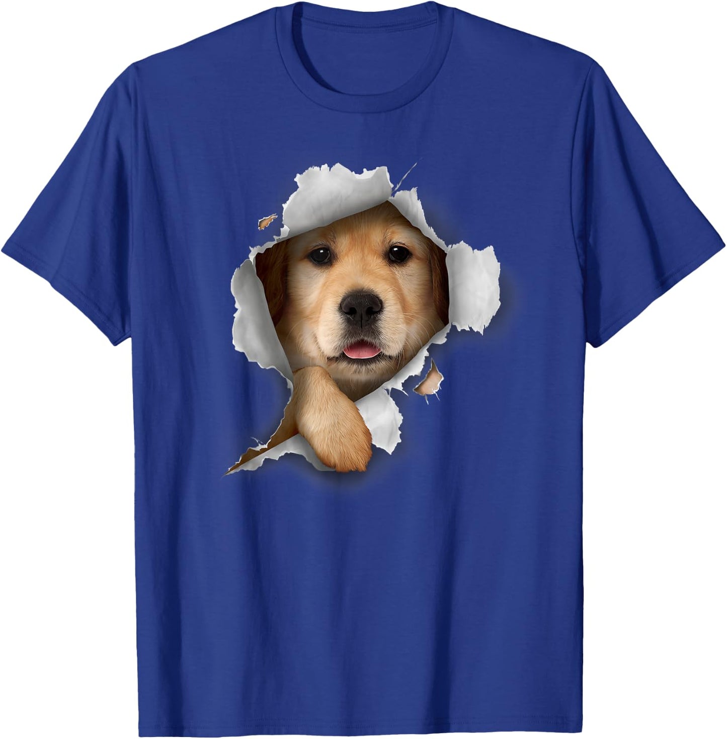 Golden Retriever Dog, Funny Dog Lover, Golden Retriever Men Women Kids T-Shirt - T-Shirt | Royal