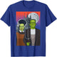 Frankenstein American Gothic Parody Halloween Monster T-Shirt - T-Shirt | Royal