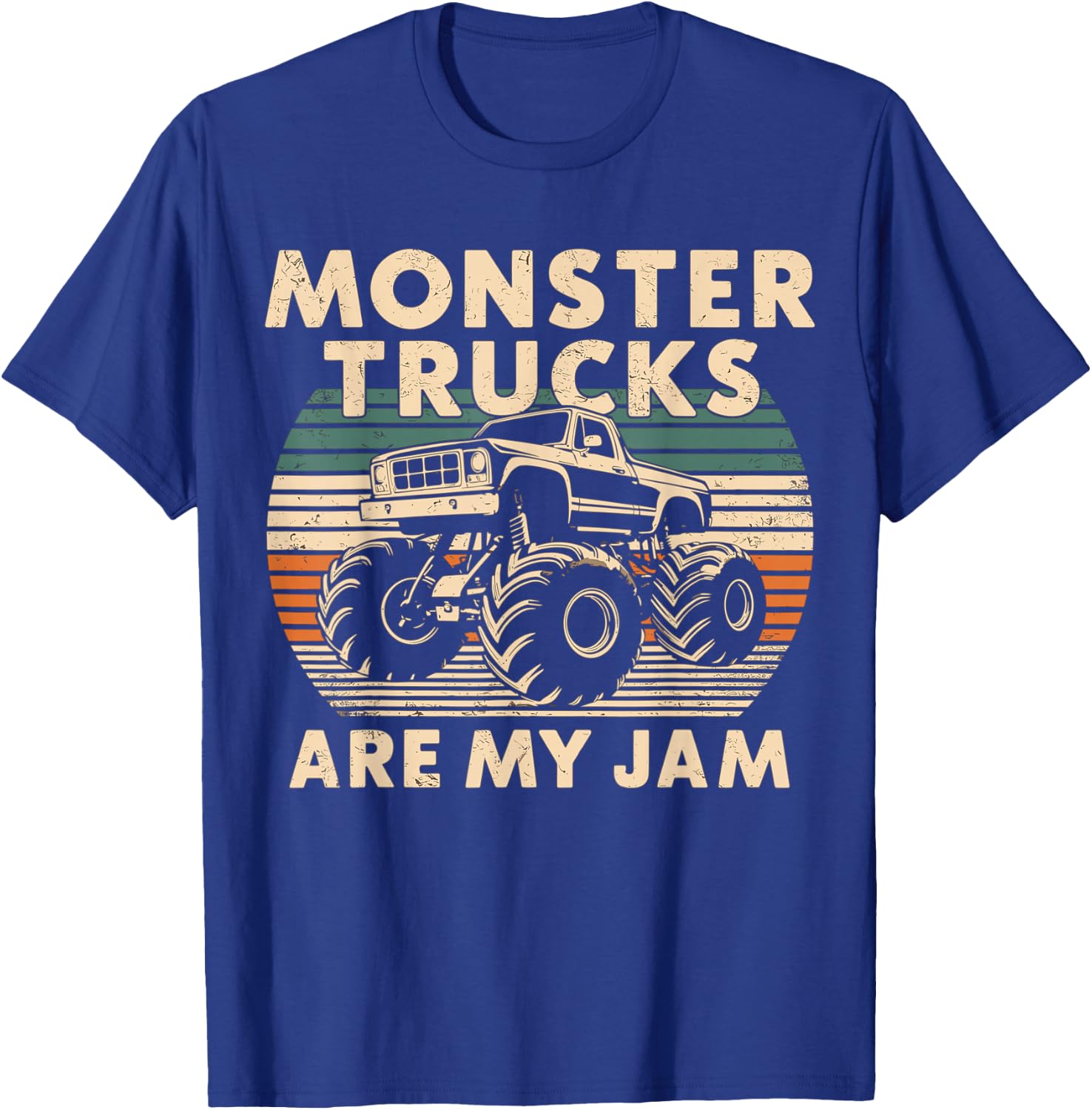 Monster Trucks are my Jam T-Shirt - T-Shirt | Royal