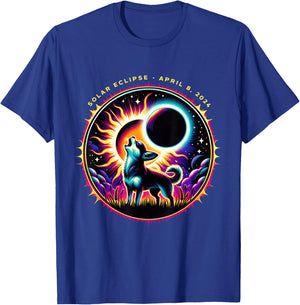 View Totality April 8 2024 Astronomy Chihuahua Solar Eclipse T-Shirt - T-Shirt | Royal