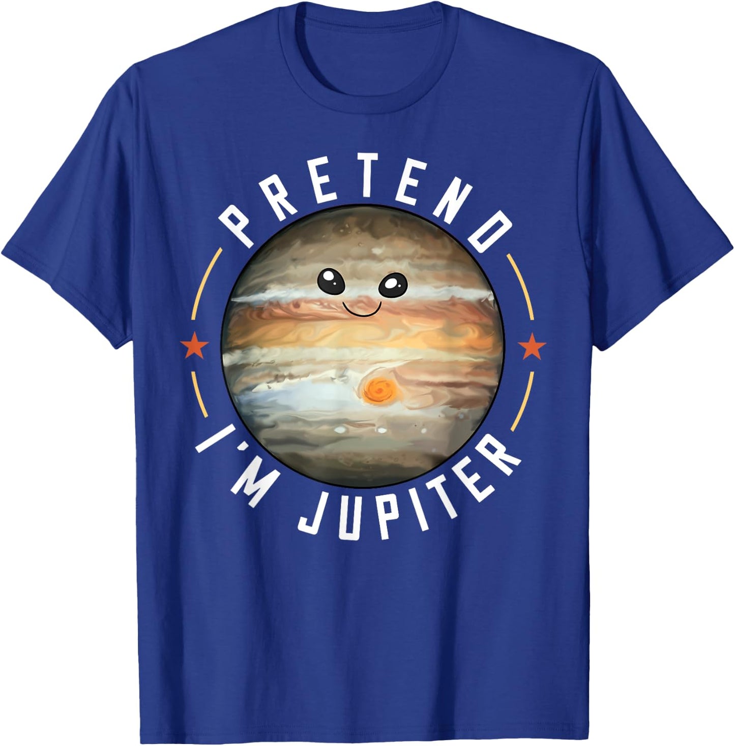 Jupiter Planet Ring Solar System T-Shirt - T-Shirt | Royal