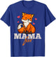 Foxes Mama Mom Mother's Day T-Shirt - T-Shirt | Royal