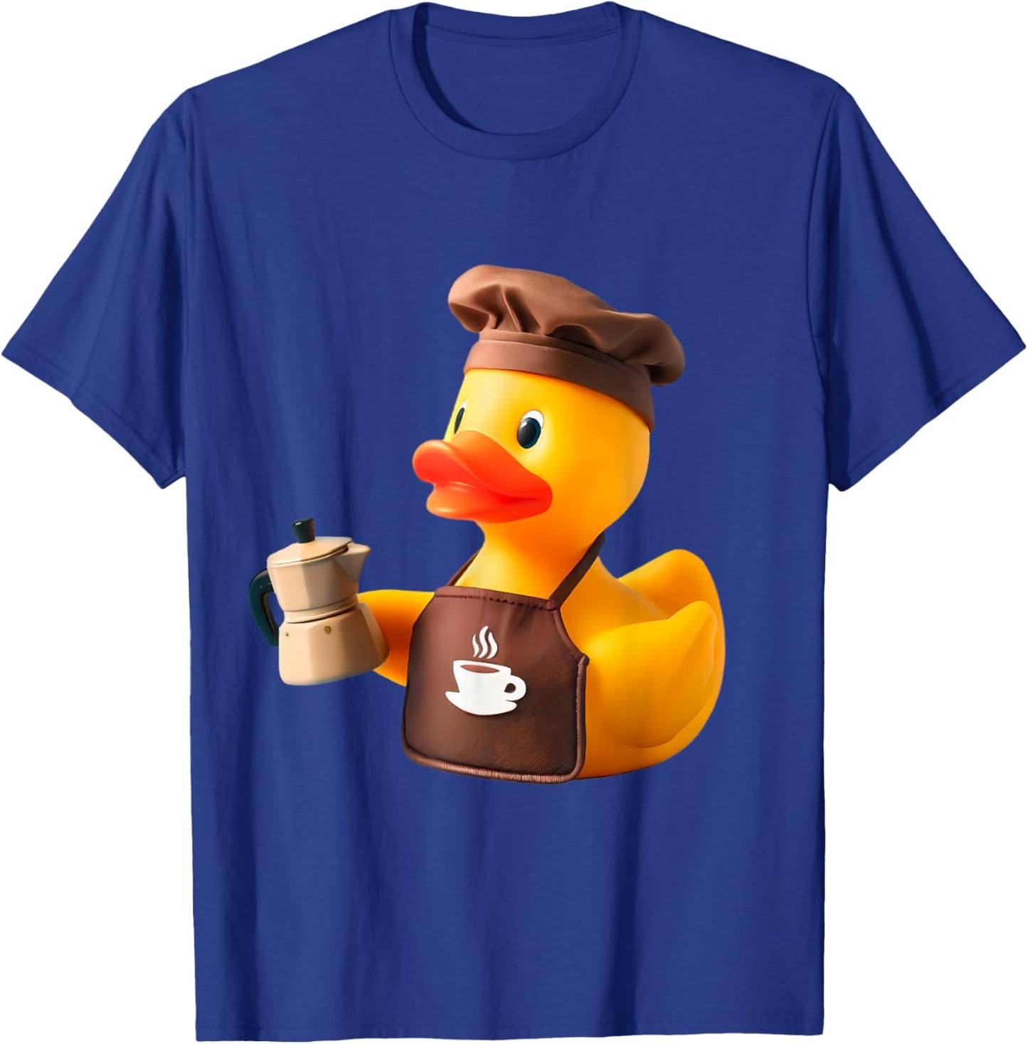 Rubber Duck Barista T-Shirt - T-Shirt | Royal