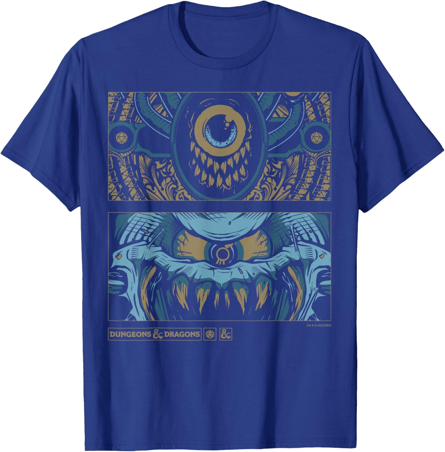 Dungeons & Dragons Beholder Panels T-Shirt - T-Shirt | Royal