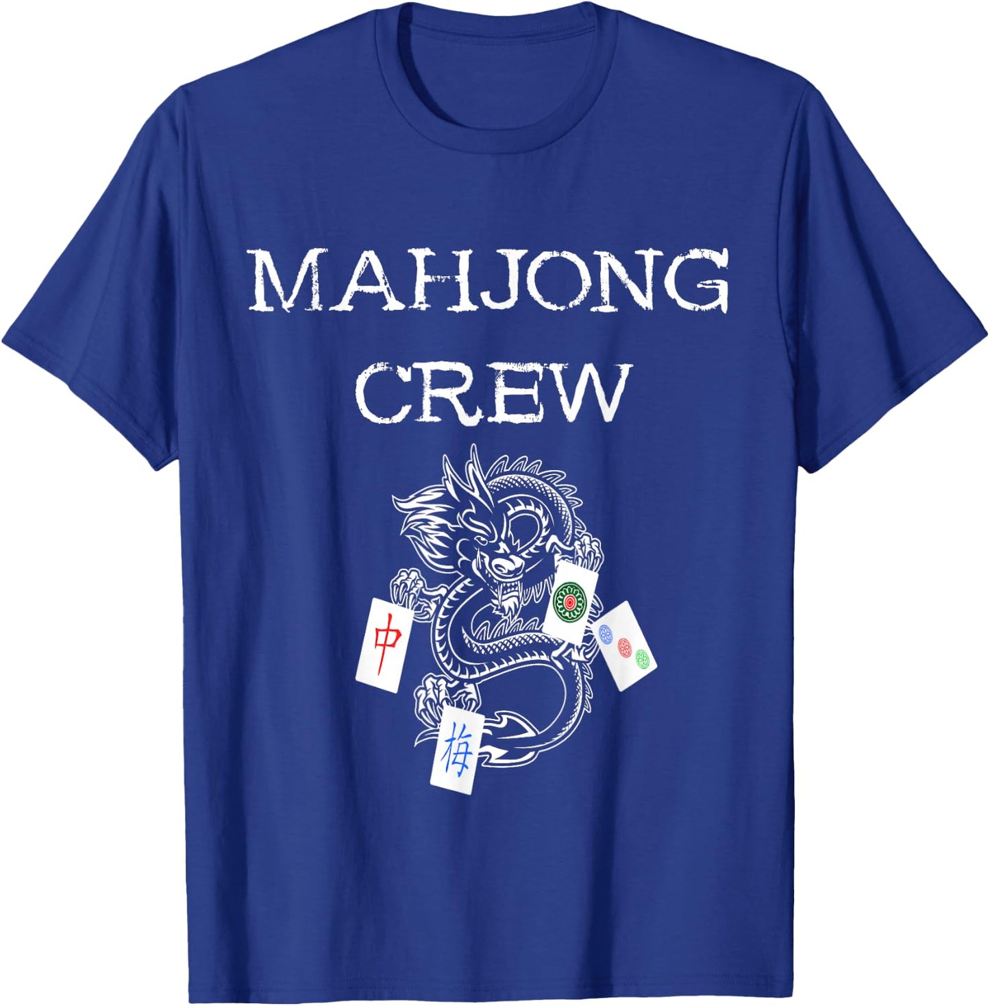 Mahjong Crew Mah Jongg Squad Team Chinese Game Set Group T-Shirt - T-Shirt | Royal