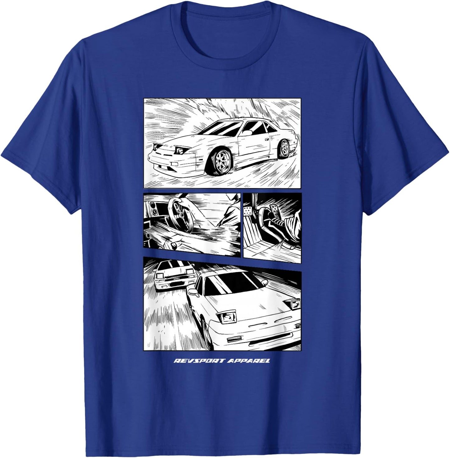 240sx Manga T-Shirt - T-Shirt | Royal