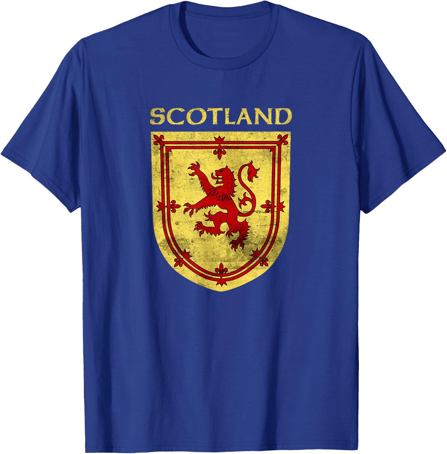 Scotland Coat of Arms & Scottish Rampant Lion T-Shirt - T-Shirt | Royal