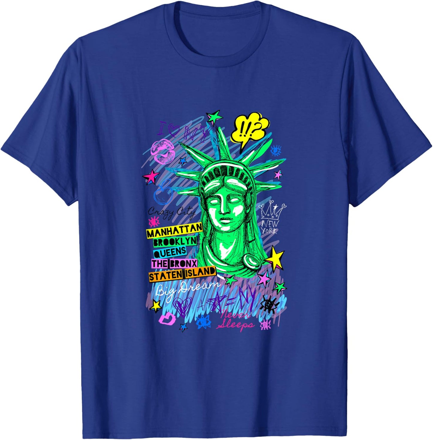 I Love NY T-Shirt - T-Shirt | Royal