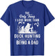 Funny Duck Hunting with Dad Dog Gift Duck Hunting T-Shirt - T-Shirt | Royal
