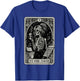 Funny Skeleton Music Teacher Tarot Card Halloween Musician T-Shirt - T-Shirt | Royal