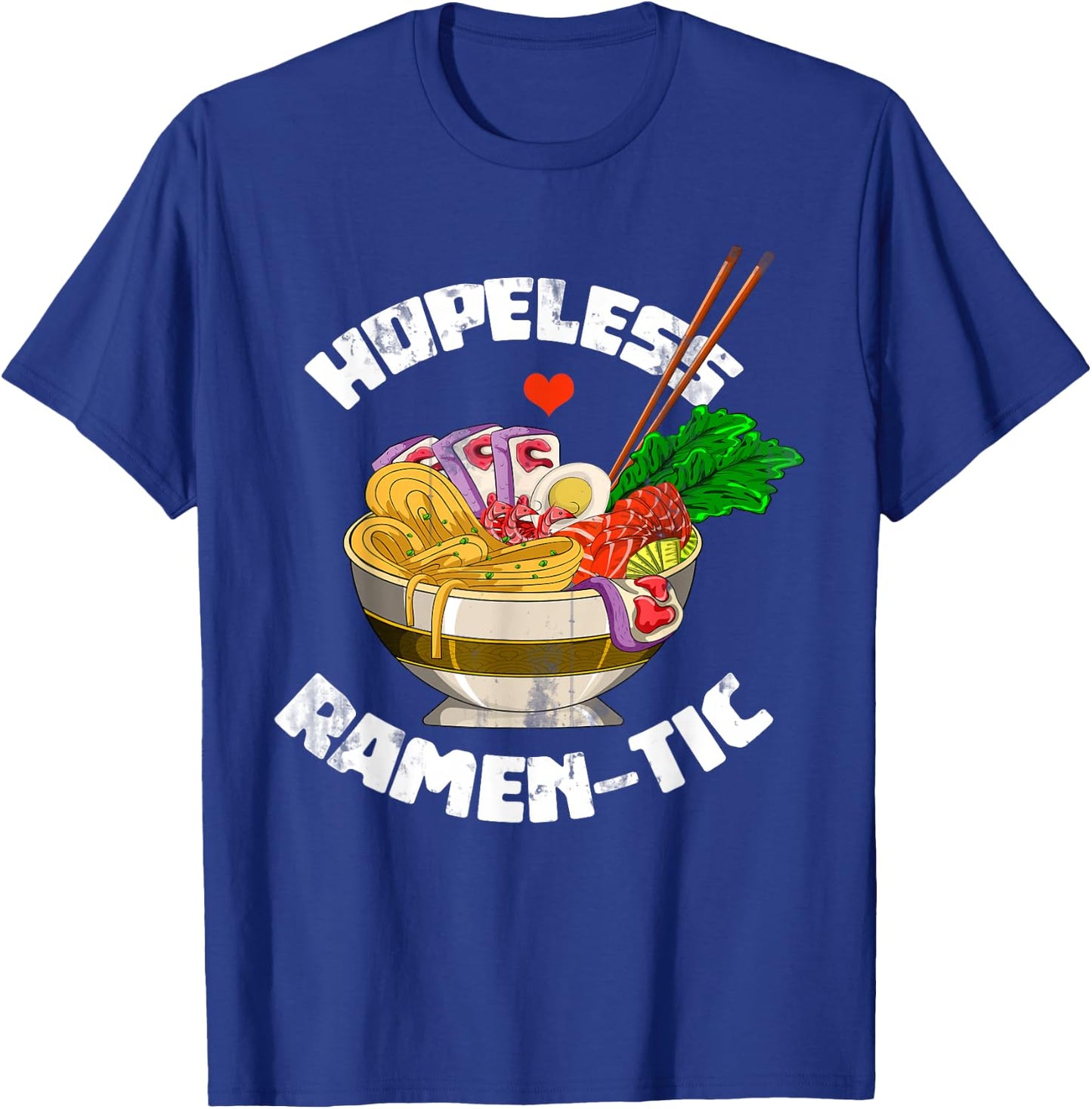 Valentines Day Gift Funny Japanese Noodle Kawaii Anime Ramen Small T-Shirt - T-Shirt | Royal