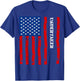 Cool Undertaker Accessories Things Stuff USA Flag T-Shirt - T-Shirt | Royal
