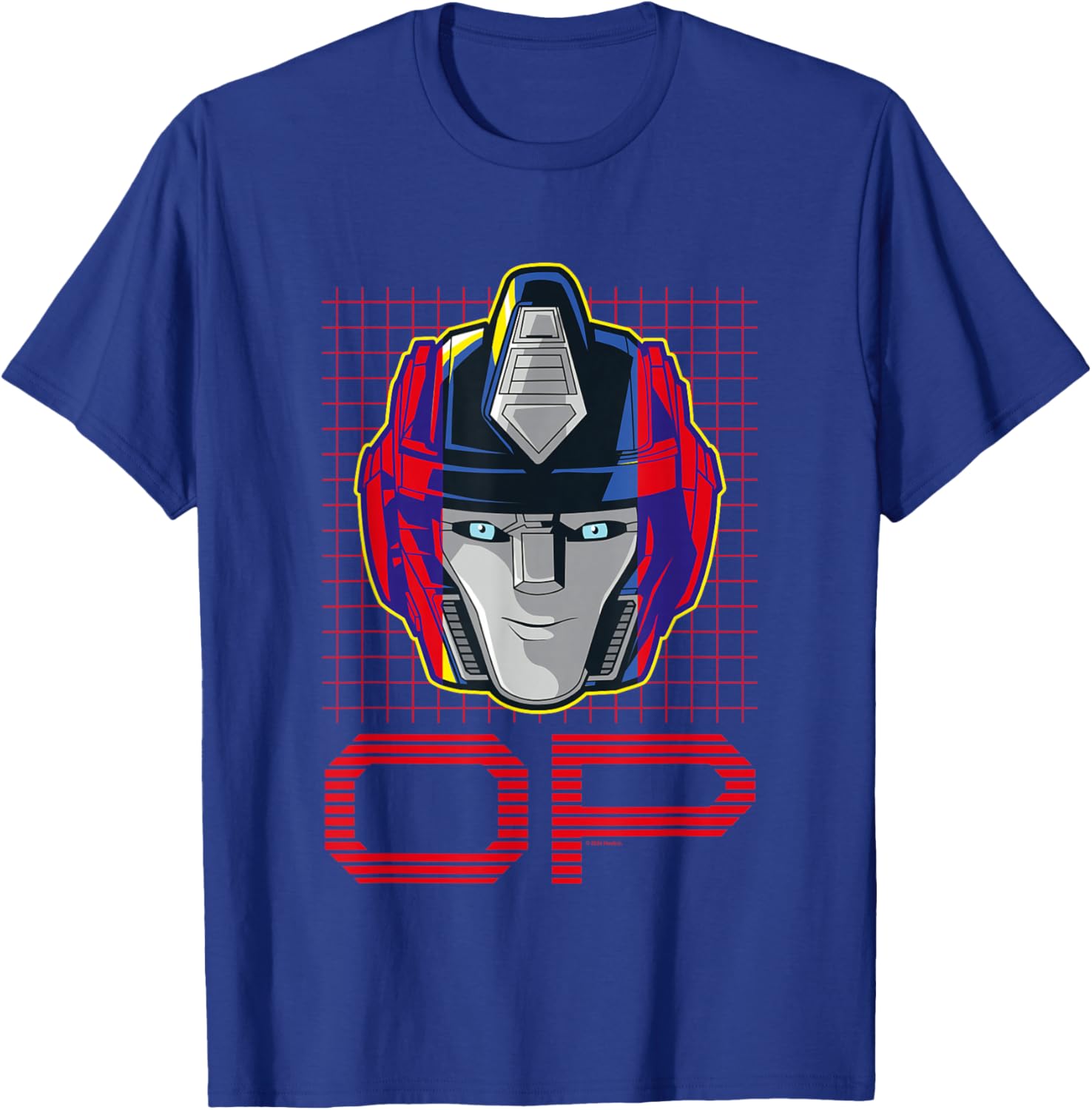 Transformers One Orion Pax Optimus Prime Face Poster T-Shirt - T-Shirt | Royal
