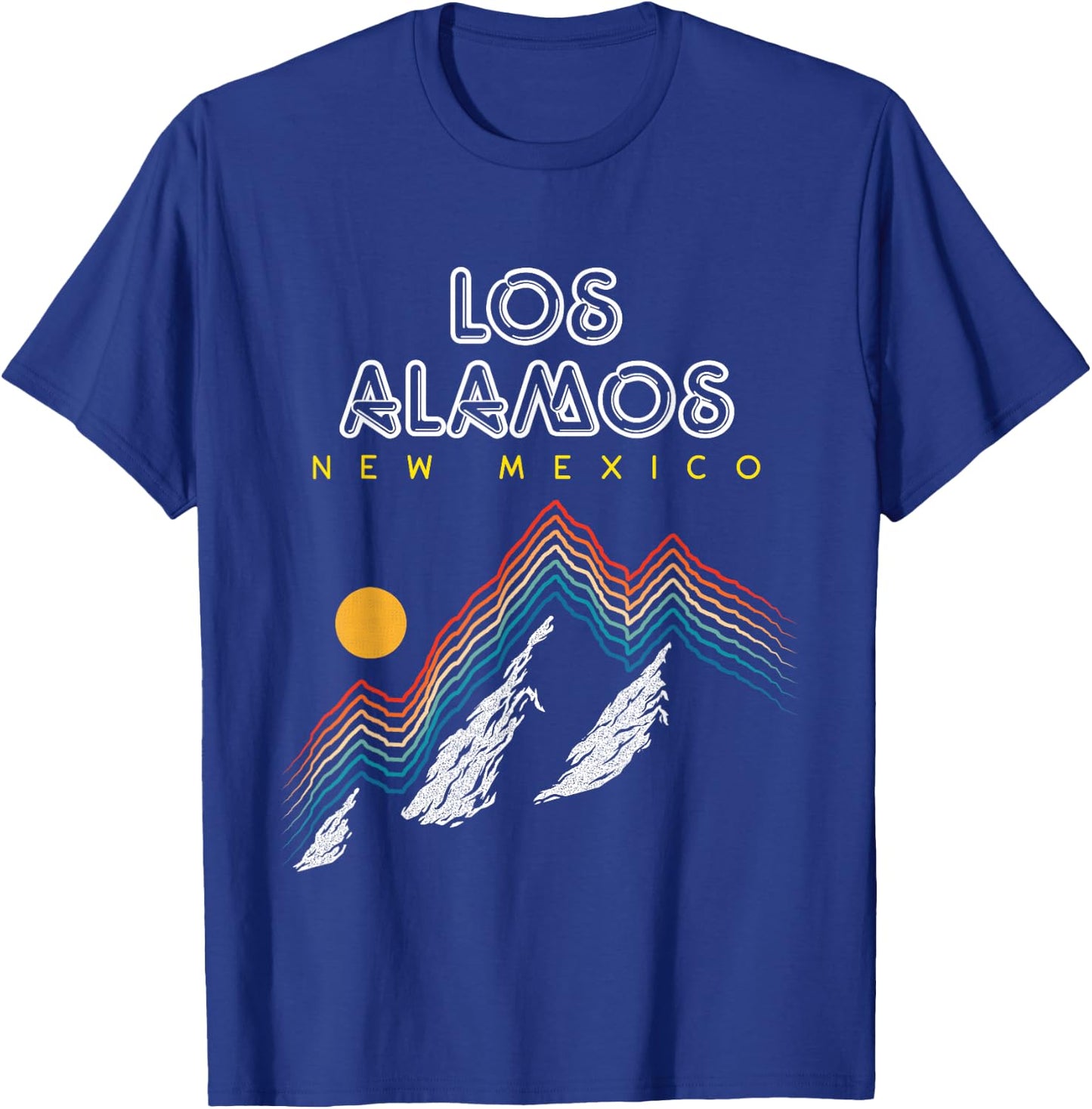 Los Alamos New Mexico - USA Ski 1980s Retro T-Shirt - T-Shirt | Royal