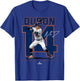 Number and Portrait Mauricio Dubon Houston MLBPA T-Shirt - T-Shirt | Royal
