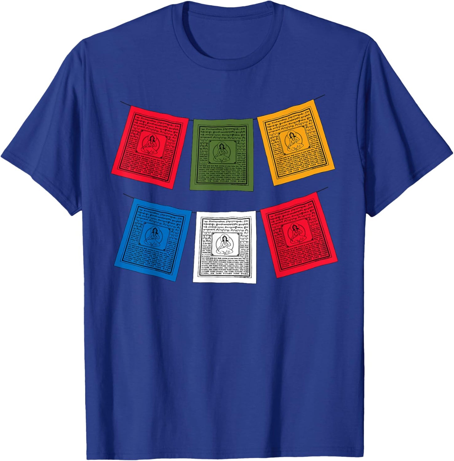 Tibetan Prayer Flags T-Shirt - T-Shirt | Royal