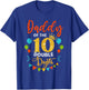 Proud Daddy Of The Double Digit 10th Birthday Girl Boy Dad T-Shirt - T-Shirt | Royal