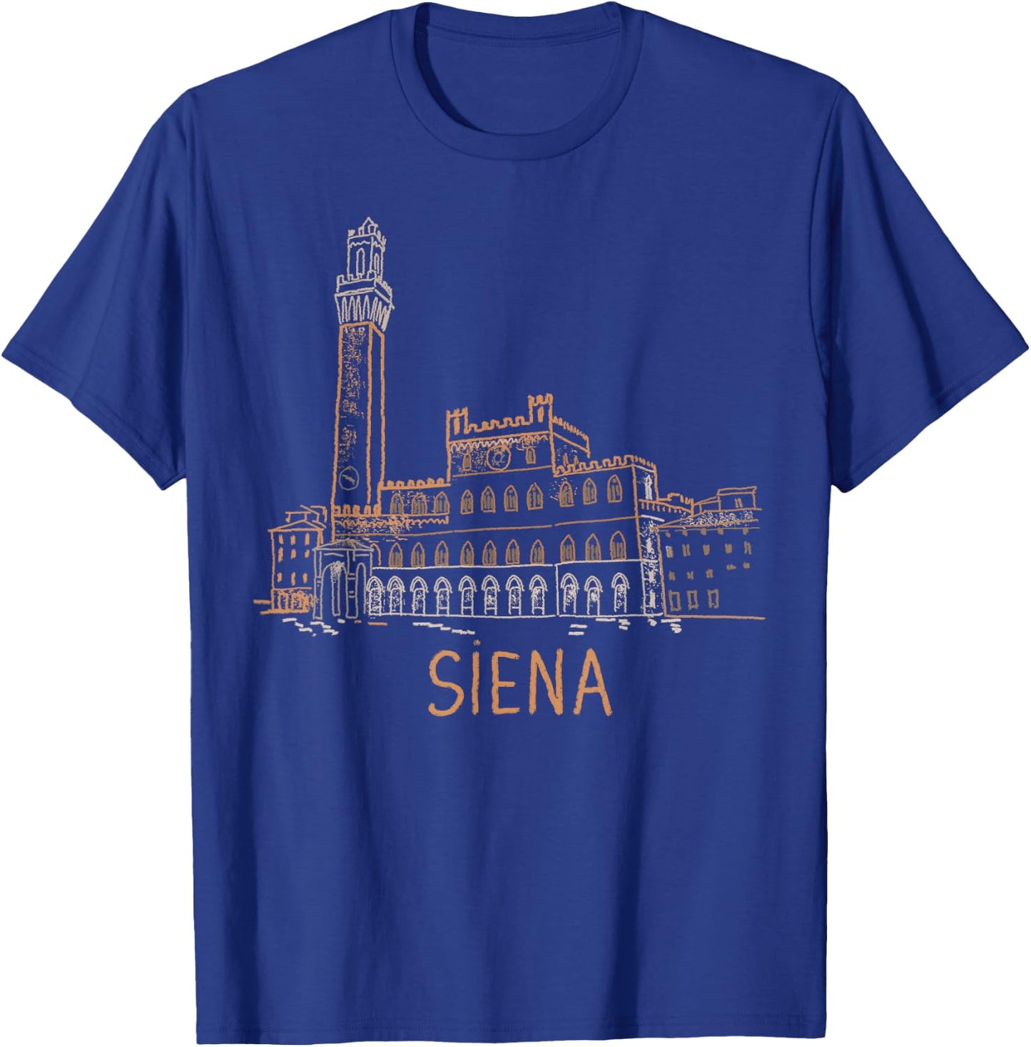 Siena Italy Art Gift Men Women T-Shirt - T-Shirt | Royal
