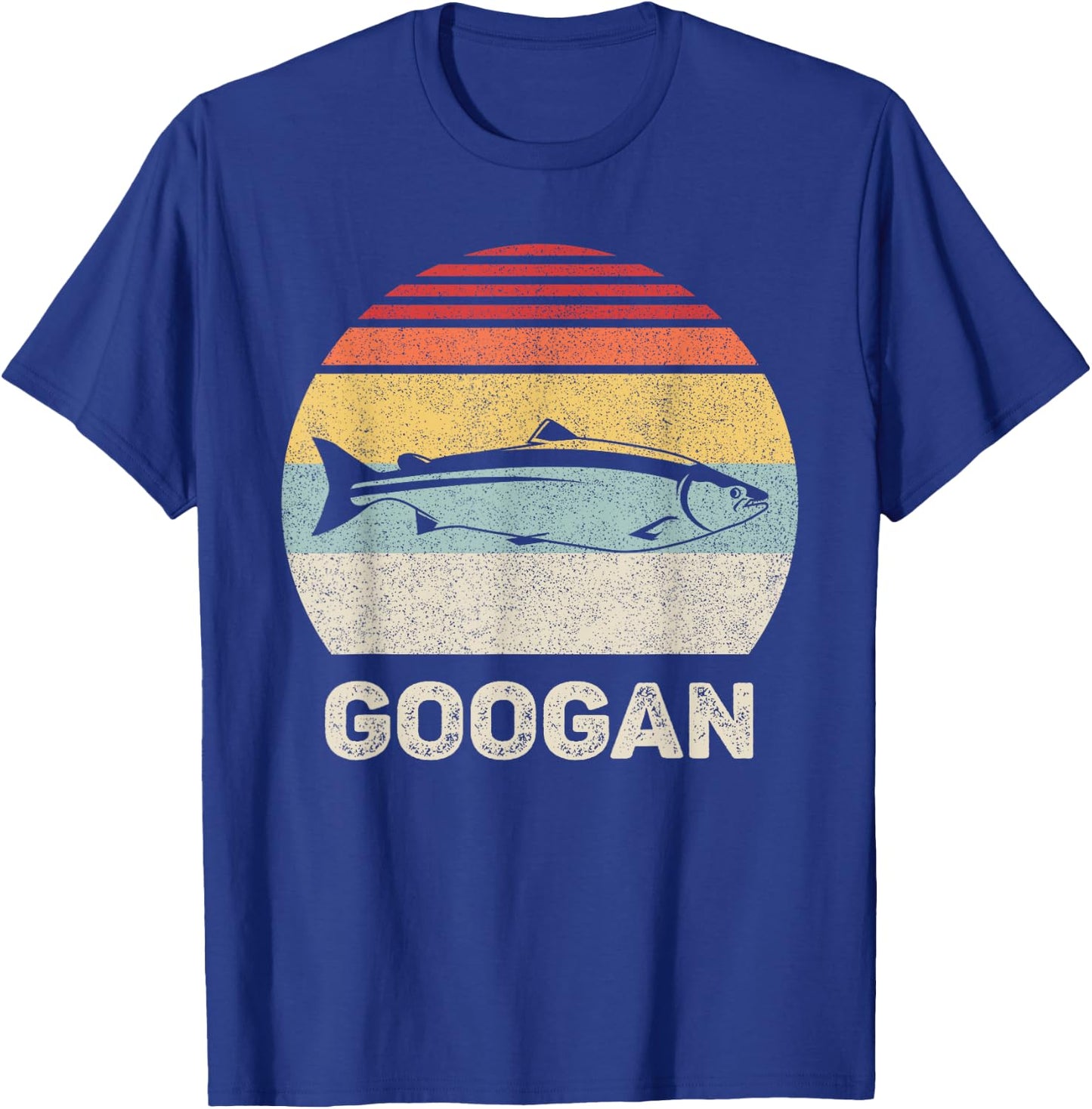 Retro Googan Fish Shirt Fishing Vintage T-Shirt - T-Shirt | Royal